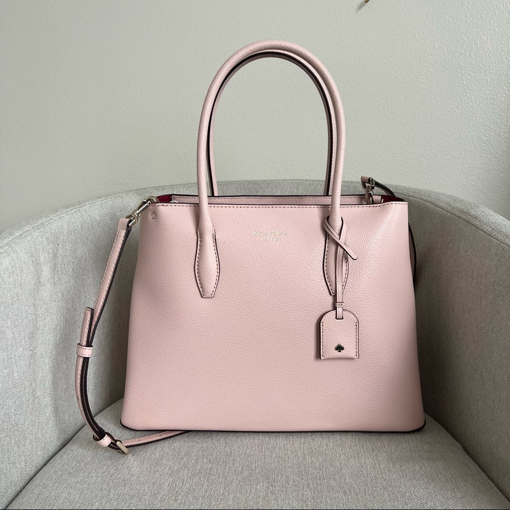 Beautiful Kate Spade soft pink purse large